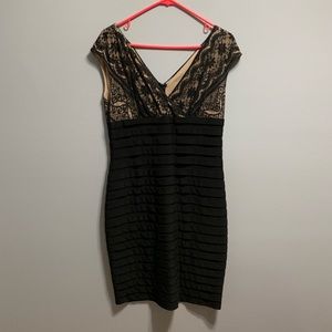 Back and Lace Dress